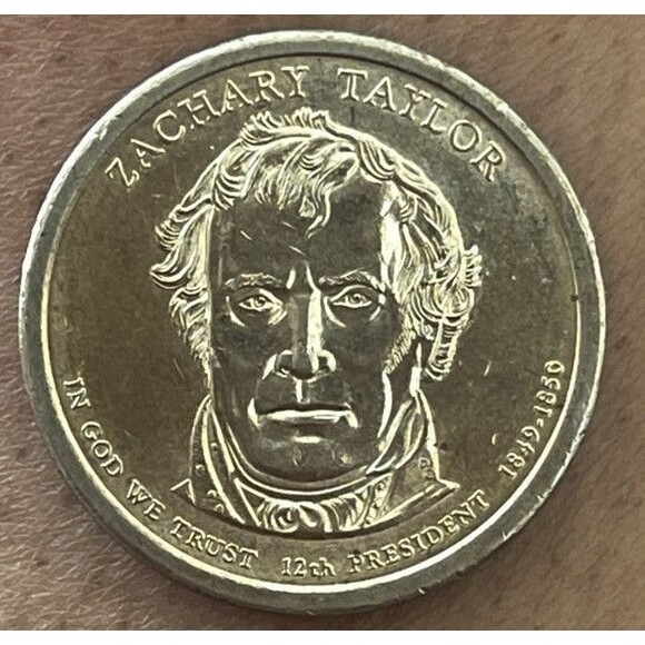 2009 Zachary Taylor Presidential Golden Dollar Coin - Picture 1 of 8